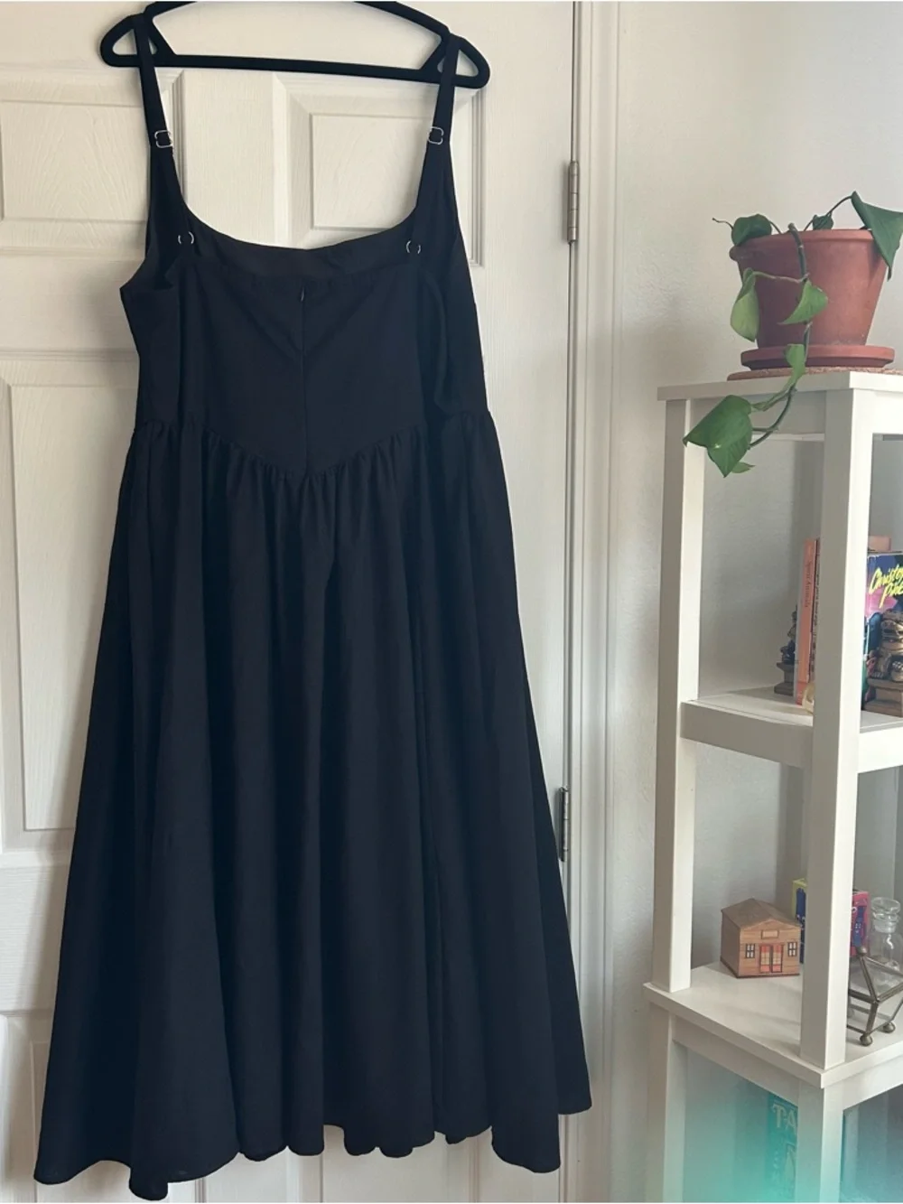 Cider black linen dress with eyelet size 3x - Picture 5 of 7